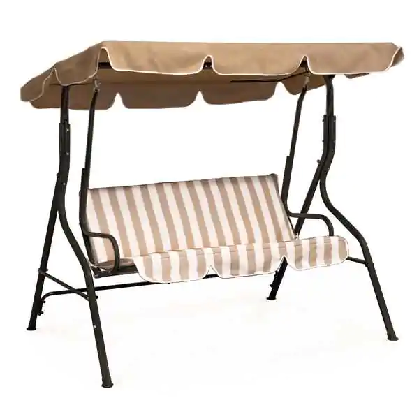 Baštenska ljuljaška bež-bela 170cm - proizvod na akciji