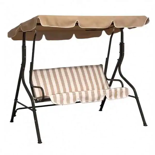 Baštenska ljuljaška bež-bela 170cm - proizvod na akciji