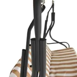 Baštenska ljuljaška bež-bela 170cm