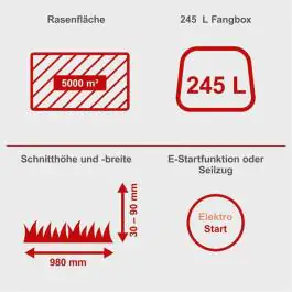 Scheppach TMR452-98H-RD traktor kosilica za travu 12.5 KS, hidrostat, &scaron;irina ko&scaron;enja 98 cm