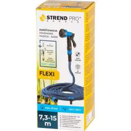 Strend Pro Garden Flexi rastegljivo ba&scaron;tensko crevo sa pi&scaron;toljem 7,3&ndash;15 m, 1/2"&ndash;3/4"