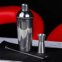 KINGHOFF KH1705 šejker koktel set 0.75L 3 delova