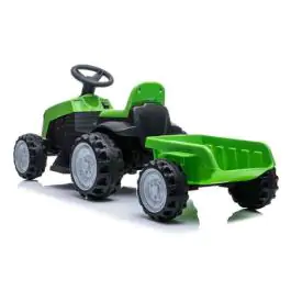 Dečiji traktor na akumulator sa prikolicom Zeleni 12675PS