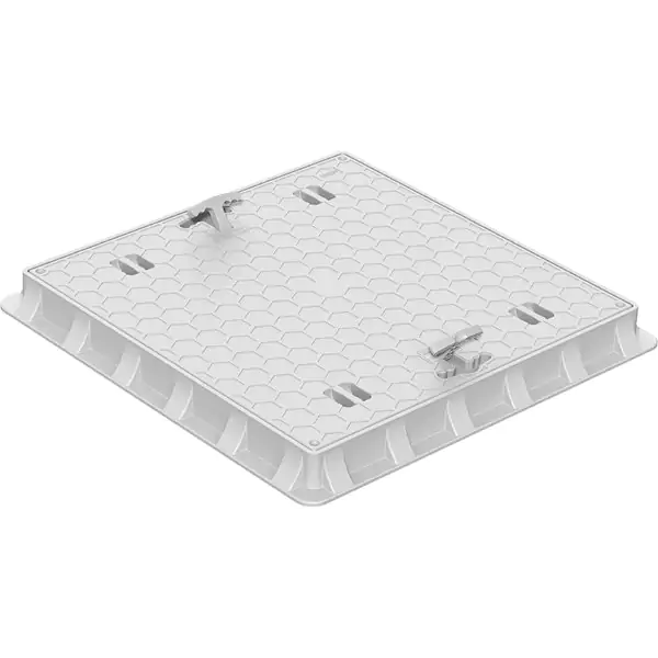 Poklopac za šaht PVC kockasti sivi 70x70 cm LuxWares