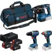 Bosch set alata GSR 18V-65 + GDX 18V-285 + GBH 18V-22 sa 3x5,0Ah akumulatora i punjačem 0615A50093 - proizvod na akciji