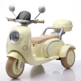 Dečiji motor-skuter na akumulator 151-bež