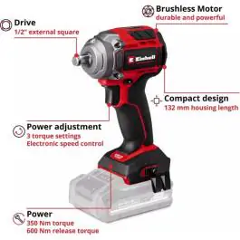 Einhell Professional akumulatorski udarni odvijač TP-CW 18/350-C Li BL Solo