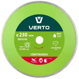 Dijamantski disk "Continuous" (glatki) - VERTO 61H3T9