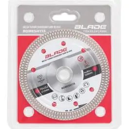 Dijamantski disk za sečenje tvrde keramike (Turbo) 115x22,2x1,4mm BLADE BDMESH115