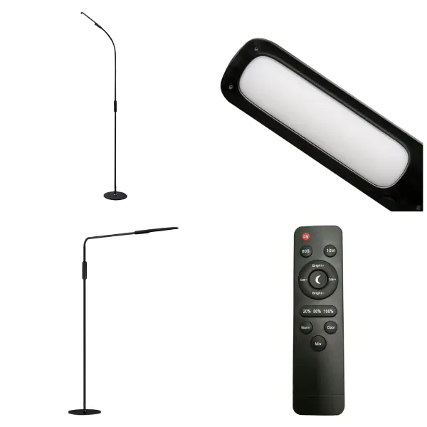 Lampa podna PFLU19AB 9W crna *** 3290OM