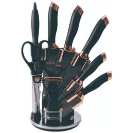 Noževi na stalku OV51633K9G+makaze+ljuštilica+oštrač 1057OM