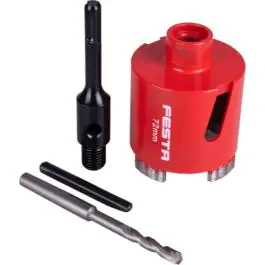 Festa dijamantska kruna 72 mm sa SDS Plus prihvatom za beton i armirani beton