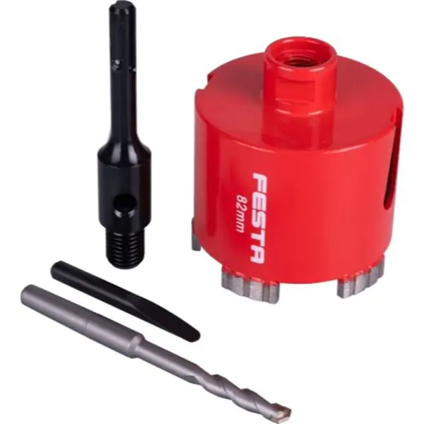 Festa dijamantska kruna 82 mm sa SDS Plus prihvatom za beton i armirani beton