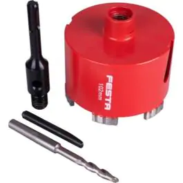 Festa dijamantska kruna 102 mm sa SDS Plus prihvatom za beton i armirani beton