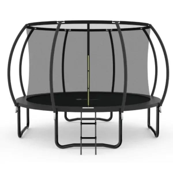 Trambolina Trampolina Premium Stil Crna 244cm sa merdevinama i unutrašnjom sigurnosnom mrežom 13142PS - proizvod na akciji