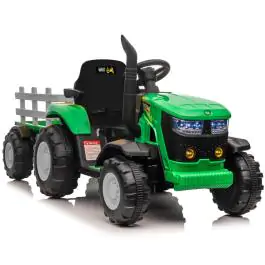 Traktor Sa Prikolicom Zeleni 12616PS