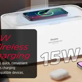 ENERGIZER strujni distributer, 30W bežično punjene sa organizatorom kablova