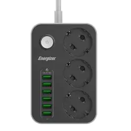 ENERGIZER produžni kabl 6xUSB port 2m, prenaponska zastita