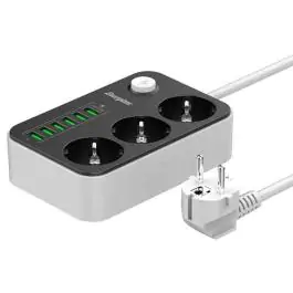 ENERGIZER produžni kabl 6xUSB port 2m, prenaponska zastita