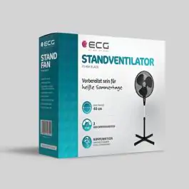 ECG Stajaći Ventilator FS 40 A Black