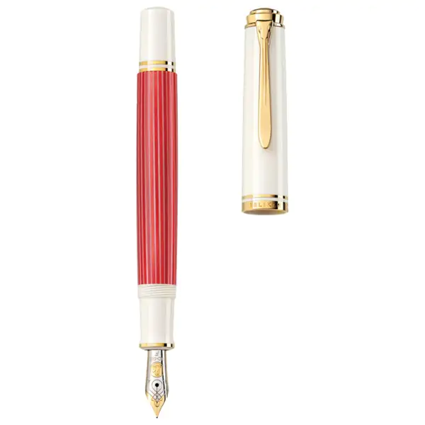 Nalivpero Souveran M600 (M) u specijalnoj poklon kutiji Pelikan 823111 crveno-belo