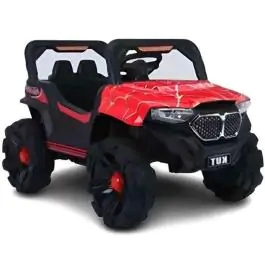 Dečiji džip mini na akumulator 12v 2 motora MB9169 crvena CT827054