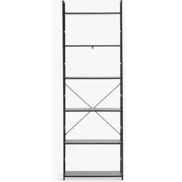 Polica ASTRUP 6 polica crna