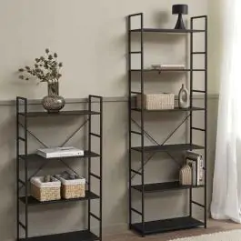 Polica ASTRUP 6 polica crna