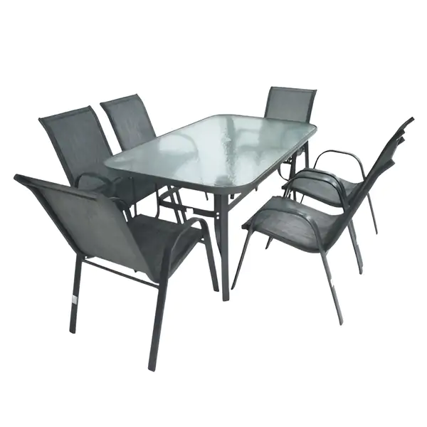 Baštenski set sto sa 6 stolica Tinos