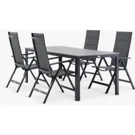 MARIELYST D205 baštenski sto + 4 MYSEN  baštenske stolice siva S372722