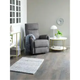 Podesiva fotelja ABILDSKOV električna siva tkanina 3601310