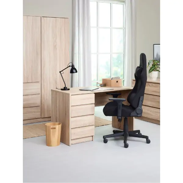 Gejmerska stolica NIBE crna tkanina/crna 3690438