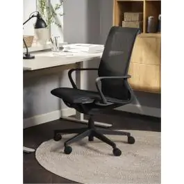 Kancelarijska stolica FOLBY crna mreža/crna 3670570