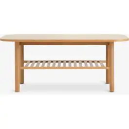 Stočić LYNGVIG 60x110 sa policom natur hrast boja 3650037