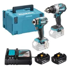 Makita DLX2527TJ set aku. alata, bušilica i odvijač, sa 2x5.0Ah baterijama i punjačem