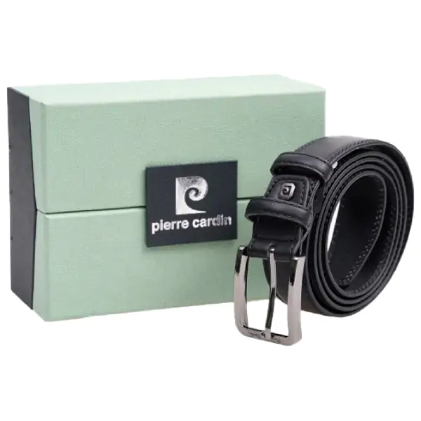 Kaiš muški kožni Pierre Cardin 2508gg33 crni 000022177