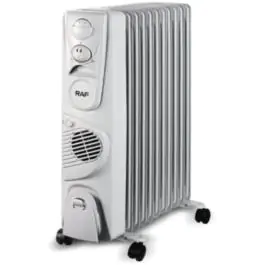 RAF R.1131W uljni radijator sa ventilatorom 11 rebra beli 2900W