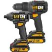 CAT aku-kombo set DXK201 – 18V, 2 alata, 2 baterije, punjač