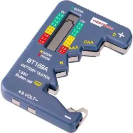 Westberg digitalni tester baterija AA AAA C D N 9V i dugmaste baterije