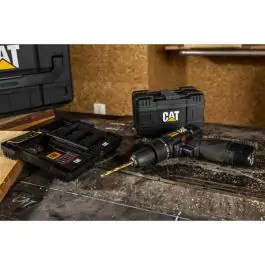 CAT DX15.1 aku vibraciona bušilica zavrtač 12V sa 2 baterije 2.0Ah, 30 Nm i LED osvetljenjem