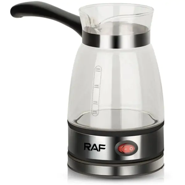 RAF R.125B električna džezva staklena crna 0.5L