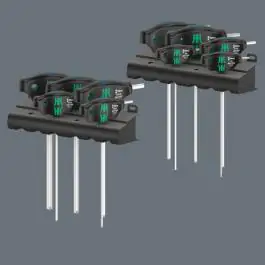 Wera 454/10 HF Set Imperial &ndash; odvijači sa T-ručkom, 10 komada