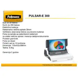 Mašina za spiralno koričenje električna Pulsar-E Fellowes 5620701 000000782