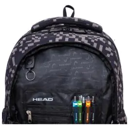 Ranac đački anatomski 3zipa 1džep AB200 Grey Bricks 24.Head 502024120 crno-sivi 000021097