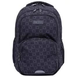 Ranac đački anatomski 3zipa 1džep AB200 Pixel Element 24./25.Head 502024129 sivo-crni 000021129