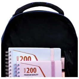 Ranac đački anatomski 3zipa AB330 Neo Blue Football 25.Head 502025035 crno-plavi 000021122