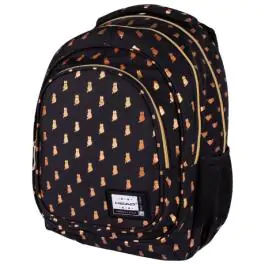 Ranac đački anatomski 3zipa AB330 Golden Effect Golden Kitty 24./25.Head 502021564 crno-zlatni 000021120