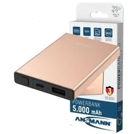 Powerbank 5000mAh PB112 pink - ANSMANN