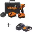 Fuse akumulatorska brushless udarna bušilica VLP 5121-2BSC + baterija 1.5Ah + punjač 2.4A Villager - proizvod na akciji