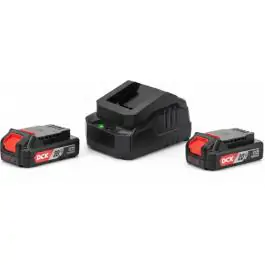DCK KDBCK2020-1 set baterija i punjača 20V &ndash; 2x 2.0Ah baterije i punjač 2A